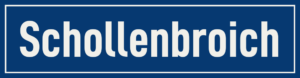 Straßenschild Schollenbroich