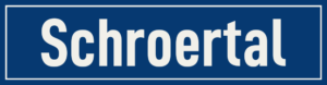 Straßenschild Schroertal