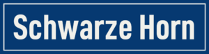 Straßenschild Schwarze Horn