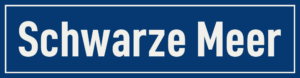 Straßenschild Schwarze Meer