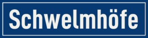 Straßenschild Schwelmhöfe