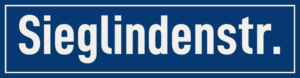 Straßenschild Sieglindenstraße