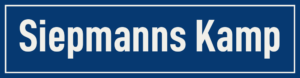 Straßenschild Siepmanns Kamp