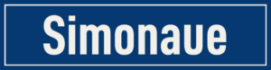 Straßenschild Simonaue