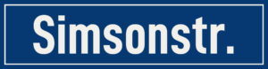 Straßenschild Simsonstraße