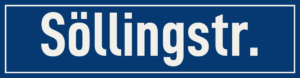 Straßenschild Söllingstraße