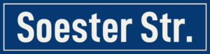Straßenschild Soester Straße