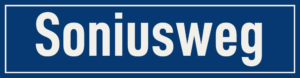 Straßenschild Soniusweg