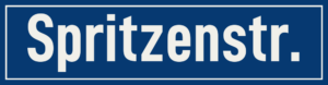 Straßenschild Spritzenstraße
