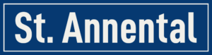 Straßenschild St. Annental