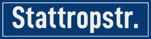 Straßenschild Stattropstraße