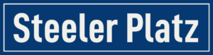 Straßenschild Steeler Platz
