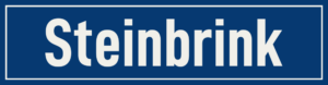 Straßenschild Steinbrink