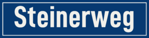 Straßenschild Steinerweg