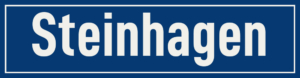 Straßenschild Steinhagen