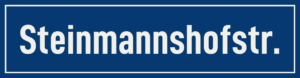 Straßenschild Steinmannshofstraße