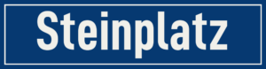 Straßenschild Steinplatz
