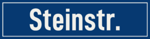Straßenschild Steinstraße