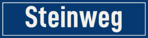 Straßenschild Steinweg