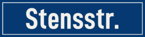 Straßenschild Stensstraße