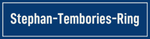 Straßenschild Stephan-Tembories-Ring