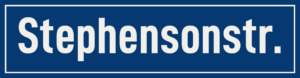 Straßenschild Stephensonstraße