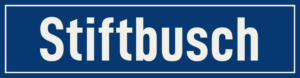 Straßenschild Stiftbusch