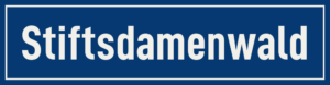 Straßenschild Stiftsdamenwald