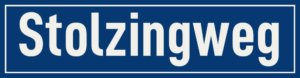 Straßenschild Stolzingweg
