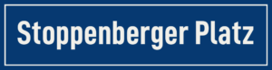 Straßenschild Stoppenberger Platz