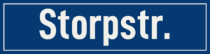 Straßenschild Storpstraße