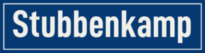 Straßenschild Stubbenkamp