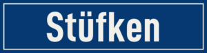 Straßenschild Stüfken