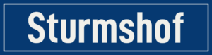 Straßenschild Sturmshof