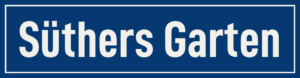 Straßenschild Süthers Garten