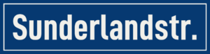 Straßenschild Sunderlandstraße