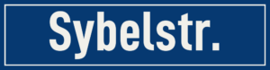 Straßenschild Sybelstraße