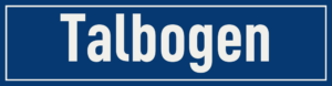 Straßenschild Talbogen