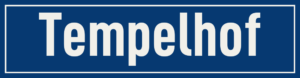 Straßenschild Tempelhof