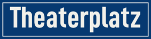 Straßenschild Theaterplatz