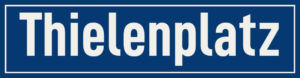 Straßenschild Thielenplatz