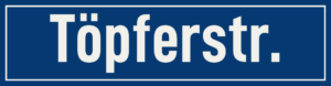 Straßenschild Töpferstraße