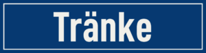 Straßenschild Tränke