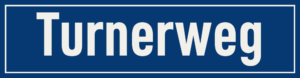 Straßenschild Turnerweg