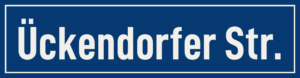 Straßenschild Ückendorfer Straße