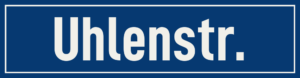 Straßenschild Uhlenstraße