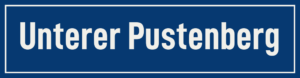 Straßenschild Unterer Pustenberg