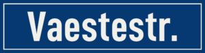 Straßenschild Vaestestraße