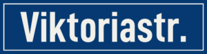 Straßenschild Viktoriastraße