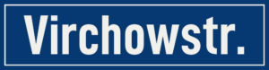 Straßenschild Virchowstraße